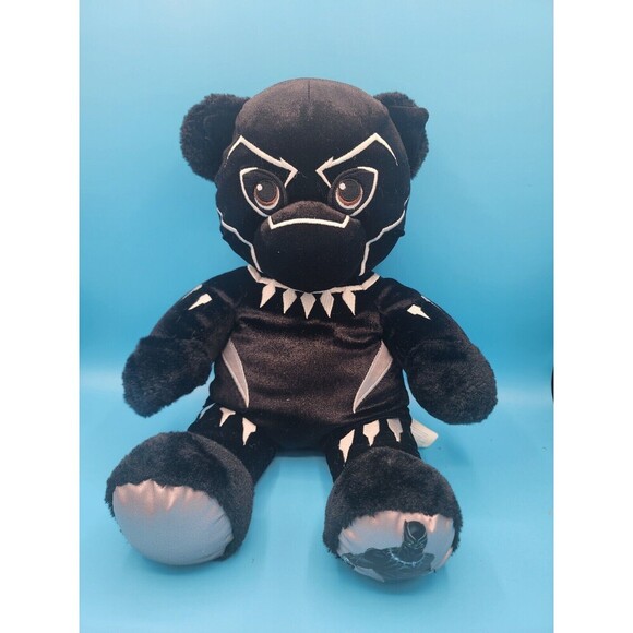 Build-A-Bear Workshop Marvel Black Panther T'Challa Plush Avengers Edition - Picture 1 of 6